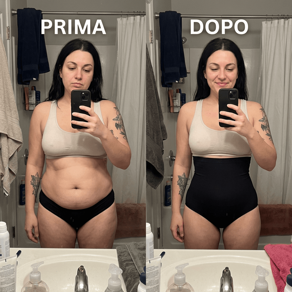 Prima e dopo Slim Waist