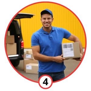 Passaggio 4: Pagherai solo quando riceverai il tuo ordine.
