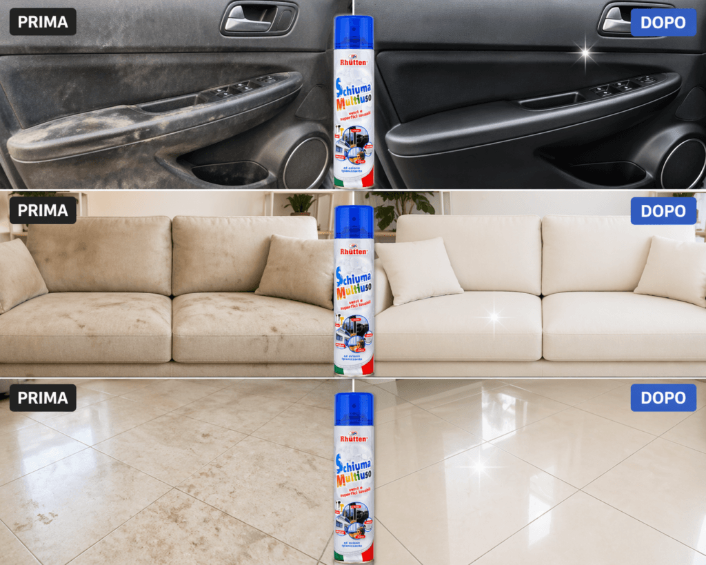 Magic Foam rinnova il colore di una superficie esterna